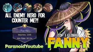 Counter Me?! Just Try Dude! PαrαnoidYoutube Top 1 Global Fanny ~ Mobile Legends