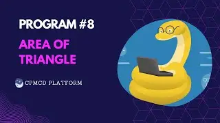 Write a Python Program to find the aera of a triangle. #python #pythonprogram #cpmcdplatform #areatr