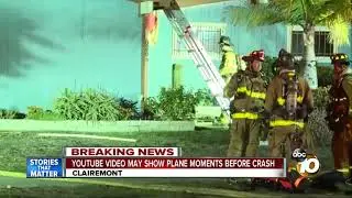 Video reportedly shows plane crashing into neighborhood