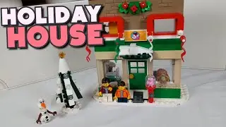 Lego HOLIDAY HOUSE Build Idea - Build to Resemble 10308 Holiday Main Street Set For Christmas