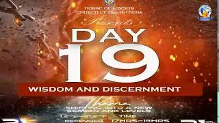 DAY 19 OF 21 PRAYER AND FASTING||| SHIFTING INTO NEW SEASONS AND LEVELS||||LIVINGSTONE ZAMBIA