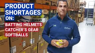 Product Shortages for Baseball & Softball Gear