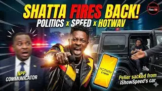 Shatta Wale Fires Back At NPP Communicator: Peller Sacked From iShow Speed’s Car & HotWav Cyber New