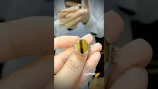 tiger eye stone #gents ring #new style #imported #gpj