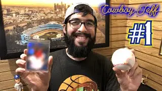 MY FIRST EVER AUTOGRAPHED CARD AND BASEBALL! | Opening Packs #1