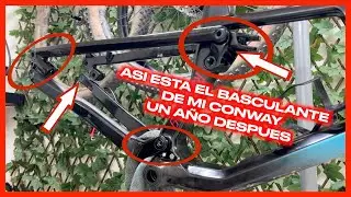 MANTENIMIENTO BASCULANTE MTB CONWAY RLC FS6.9 UN A&Ntilde;O DESPUES, MECANICA PARA BICICLETAS