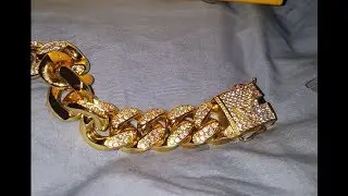 18k Gold Diamond Cuban Link Bracelet - Capital Bling Jewelry