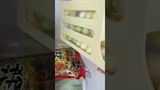 Revolutionary Egg Storage: Rolling Double-Layer Rack for Space-Saving Convenience!