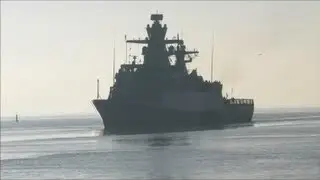 Korvette Erfurt F 262 Grosse Seeschleuse Emden Kommandos Nebel Mannschaft
