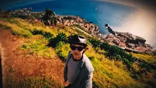 Overlooking 'C&acirc;mara de Lobos', Madeira&hellip; Alastair sings &ldquo;Let Me Roll It&rdquo; by Wings.