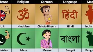 India 🇮🇳 vs Bangladesh 🇧🇩 - Country Comparison 2023