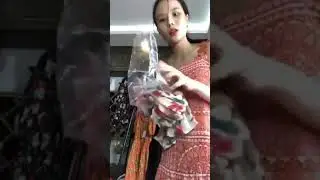 hot girl selling clothes.