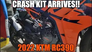 KTM RC 390 Part 7 (T-rex racing crash package)