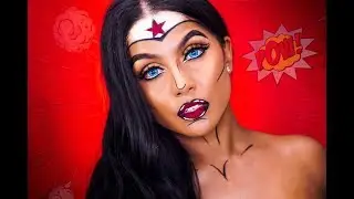 💥 WONDER WOMAN COMIC MAKEUP💥
