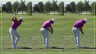 Matthew Wolff Unique Swing On The Driving Range