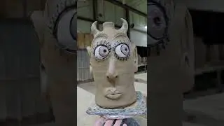 Face Jug She Devil Folk Pottery | Mud and Rust #artpottery #pottery #folkart #clayart