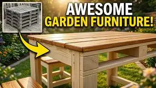 Turn Old Pallets Into Awesome Garden Furniture!