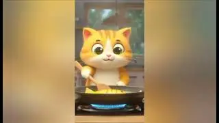 Two Mystic Cats Cooking Fish 🌙🐟 | Cute Magic