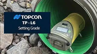 Topcon TP-L6 Pipe laser - How to set a Grade