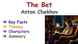 The Bet by Anton Chekhov Summary in Hindi/English/ The bet by Anton Chekhov short story/Analysis