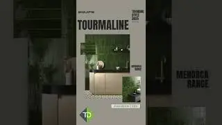 💎 MENORCA by Equipe &ndash; TOURMALINE | Deep Blue-Green Gloss Wall Tiles | Boutique Bathroom Feature