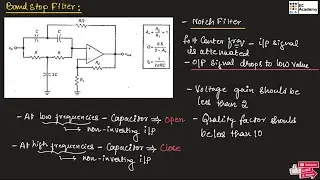 Understanding Band Stop and Notch Filters: Theory & Circuit Design || EC Academy