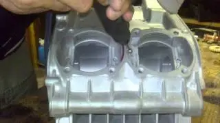 zippi´s rennstall - fräsen am motorblock