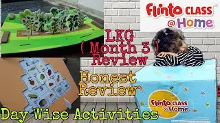Flinto class honest review | 3rd month experience | Term-1 LKG | 3-4 years old activities at home