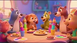 Jungle Friends Go to School | Fun Kids Song & Nursery Rhymes