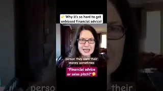 Why &ldquo;financial advice&rdquo; is often a sales pitch in disguise! 🥸 #womenandmoney