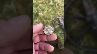 I found a nice 1921 silver Florin. It&rsquo;s a good find. #metaldetecting #silver #coins