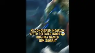 Megnath😈Megnath Defeated Indra🤯😈| Bharhma named him Indrajit💪🤨| and the he met Lakshman😏😈 #shorts