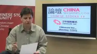 Chinese Small Cap TV - May 27, 2009