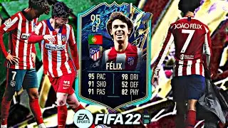 THE CR7 REGEN?!🤩🇵🇹JOAO FELIX!!🥶 - 95 RATED TOTS JOAO FELIX REVIEW - FIFA 22