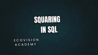 How to SQUARE A VARIABLE IN SQL?