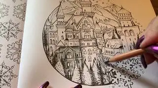 Adult Coloring - Rita Berman  Xmas is July