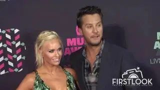 Luke Bryan, Caroline Boyer at 2016 CMT music awards