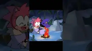 Metal sonic and Amy rose (not a ship)