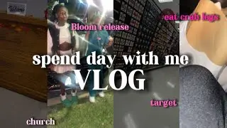 spend a day with me,church,target,crab leg,bloom release