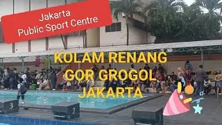 Kolam tanding besar di GOR GROGOL  #jakartacity #kolamgorgrogol #swimrace #kompetisirenanganak