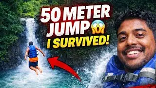 50 Meter ওপর থেকে লাফালাম | I Survived a 50 Meter Leap | Aling Aling Waterfalls | Indonesia 🇮🇩 