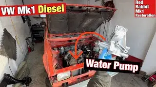 VW Mk1 Diesel water pump replacement.