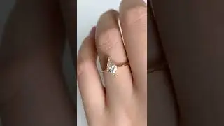 Willwork Jewelry--Kite cut moissanite engagement ring