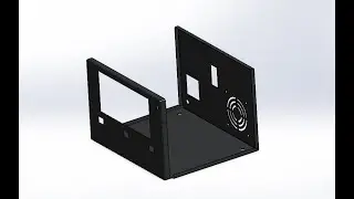 1 | Bottom Cabinet | Inverter Cabinet Design | Sheet Metal Commands | SolidWorks | CAD