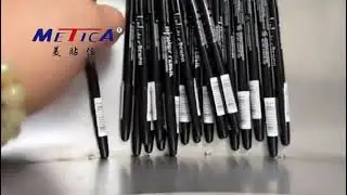 Cosmetic Pencil Labeling Machine with Vision System | Precise Barcode & Logo Positioning