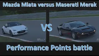 GT7 performance points do they make sense?! 422PP Maserati vs 421PP Mazda will they finish equally?
