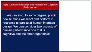 Lesson 3: HUMAN FACTORS AS HCI THEORIES