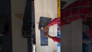 Amazing jeans folding for menswear display !!#fashion #mensfashion #menswear #tricks #shorts #viral