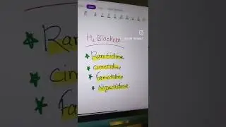 H2 Blacker Drugs Trick#medical#medicine#medicalstudent#drug#H2blocker