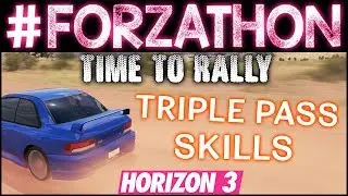 Forzathon Time To Rally - Triple Pass Skills Forza Horizon 3 Forzathon Challenges Triple Pass Skill